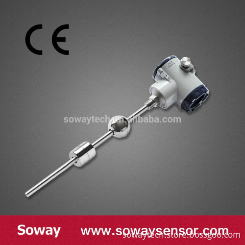 Magnetostrictive water tank/fuel tank liquid level sensor
